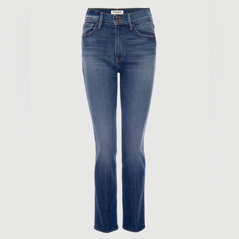 ❌SOLD❌ Frame Heritage Le Sylvie Slender Straight Jeans in Halston Size 27 - Picture 2 of 13